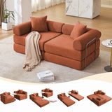 Modular Folding Convertible Corduroy Sofa Bed - Omega Lifestyles
