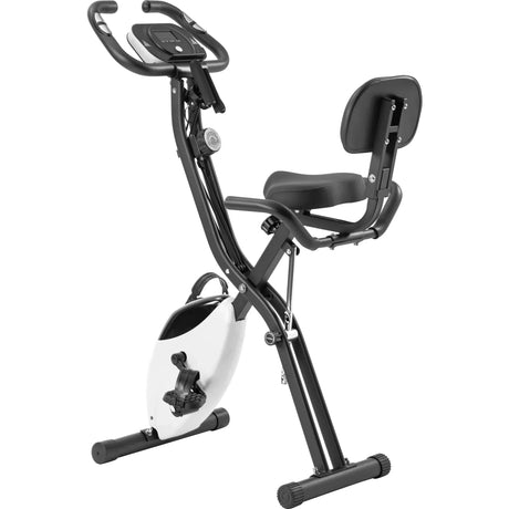 Folding Magnetic Resistance Exercise Bike With LCD Display - Omega Lifestyles