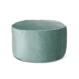 Velvet Foam Filled Short Cylindrical Bean Bag Chair - Omega Lifestyles