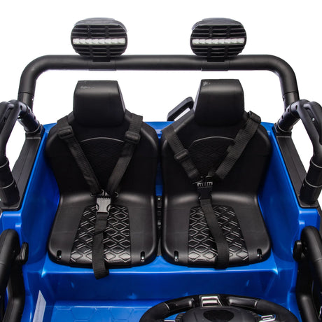 24V Two-Seater Bluetooth Remote Control Ride-On Truck - Omega Lifestyles