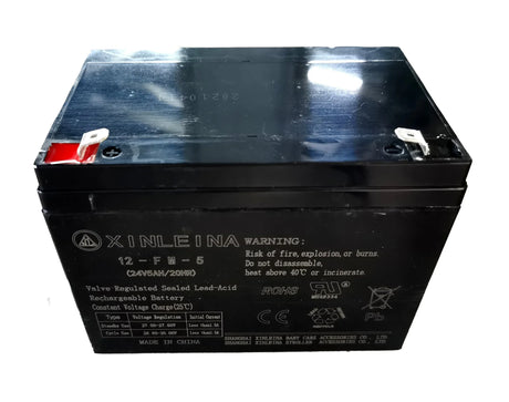 24V 5Ah Valve Regulated Lead Acid Rechargeable Battery - Omega Lifestyles