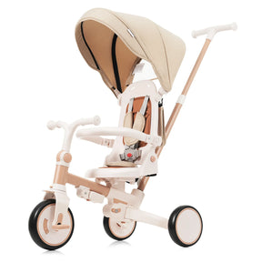 7-in-1 Multifunctional Foldable Baby Tricycle With Canopy - Omega Lifestyles
