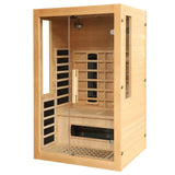 2 to 3 Person Hemlock Wood Low EMF Far Infrared Sauna - Omega Lifestyles