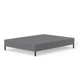 King Heavy Duty Knock Down Fabric Metal Mattress Foundation - Omega Lifestyles