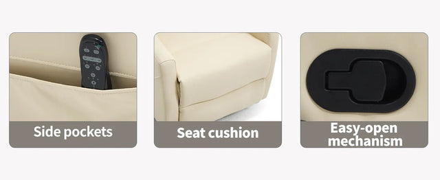 Heat Massage Recliner Chair With Swivel Rocker And Heating - Omega Lifestyles