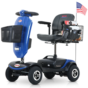 Outdoor Compact Mobility Scooter With Windshield Storage - Omega Lifestyles