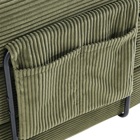 Convertible Folding Corduroy Memory Foam Sofa Bed - Omega Lifestyles