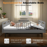 Medium Pressure-Relieving Memory Foam Adjustable Hospital Bed - Omega Lifestyles