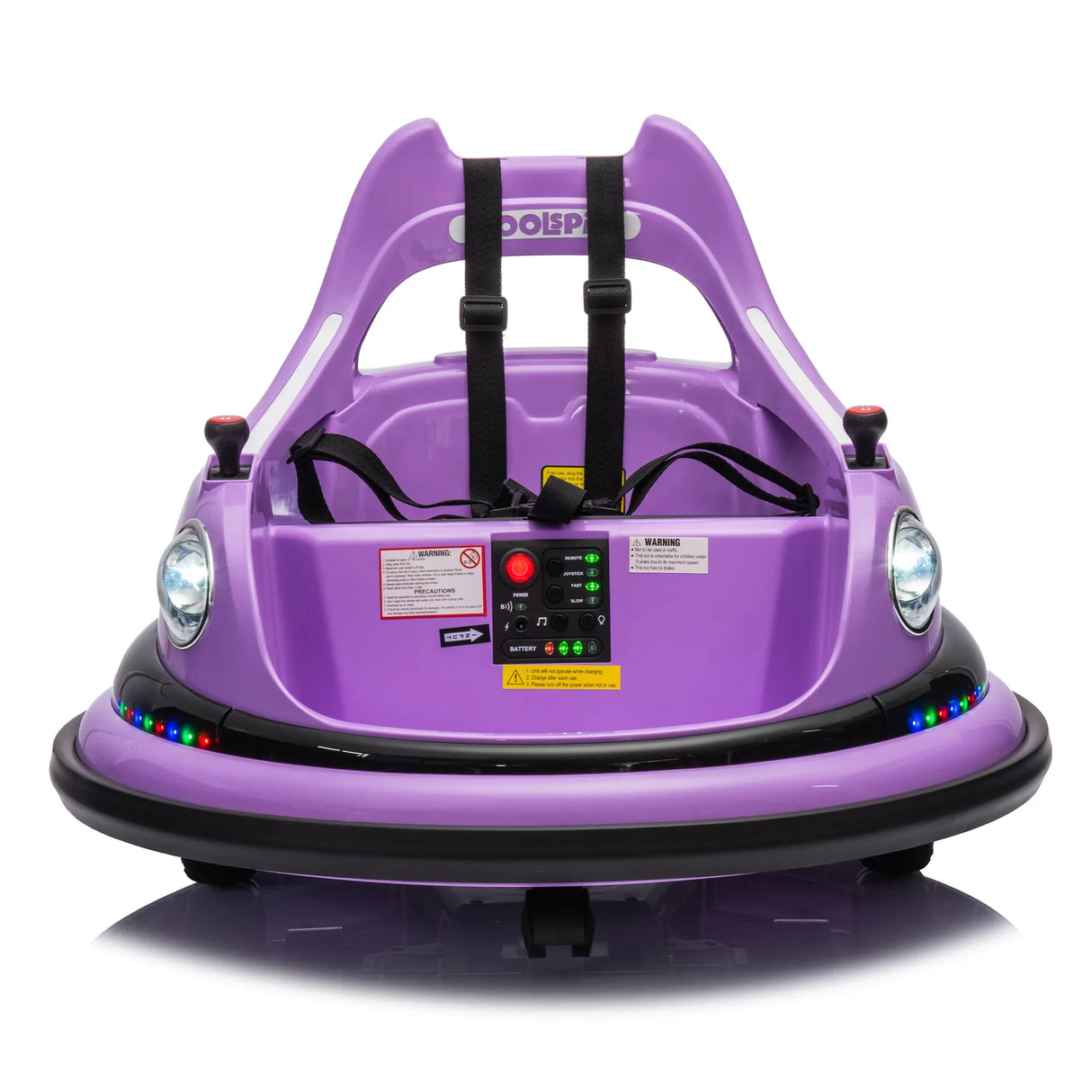 12V Remote Control Kids Bumper Car With LED Lights - Omega Lifestyles
