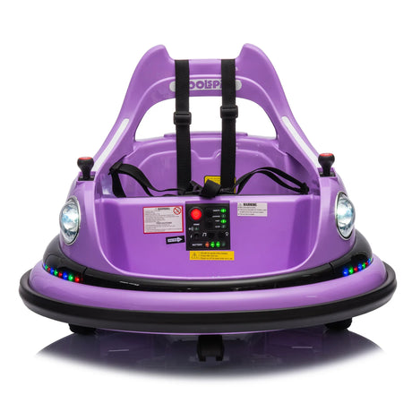 12V Remote Control Kids Bumper Car With LED Lights - Omega Lifestyles