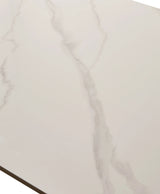 Mid Century Modern 55-Inch Round Sintered Stone Dining Table - Omega Lifestyles