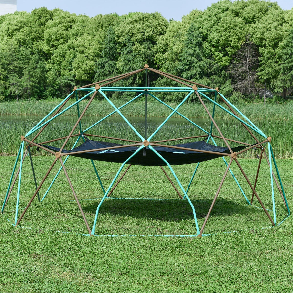 13-Inch Rust-Resistant Metal Kids Climbing Dome - Omega Lifestyles