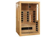 2 to 3 Person Hemlock Wood Low EMF Far Infrared Sauna - Omega Lifestyles