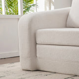 Convertible Chenille Foam Loveseat Sofa Bed With Pillows - Omega Lifestyles