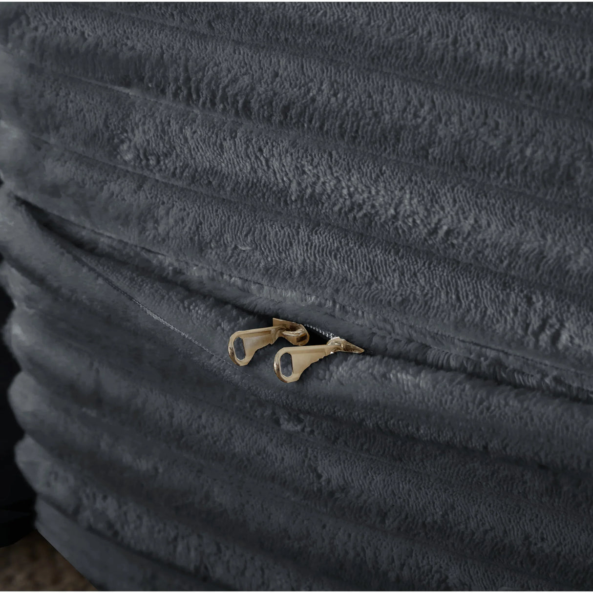 Full Size Plush Corduroy Folding Foam Sleeper Sofa Bed With Pillows - Omega Lifestyles