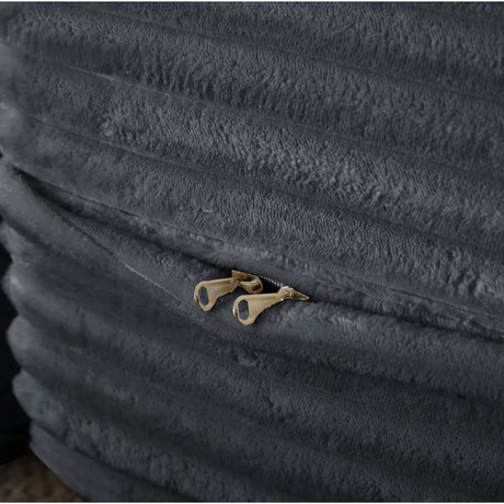 Full Size Plush Corduroy Folding Foam Sleeper Sofa Bed With Pillows - Omega Lifestyles