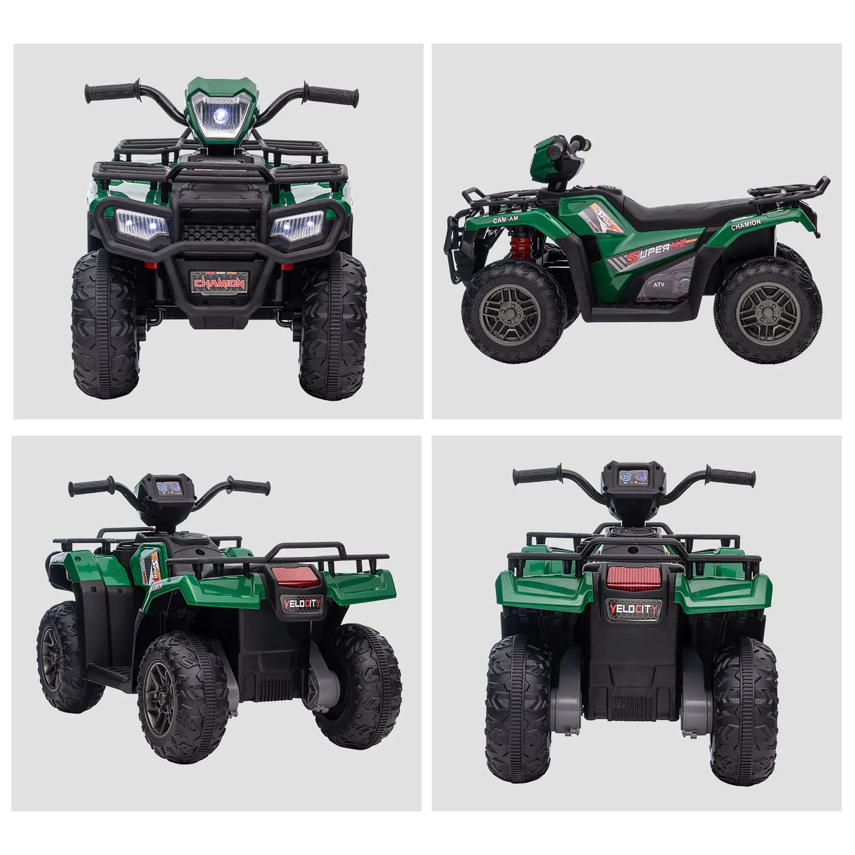 Electric Kids 12V Battery-Operated ATV With AUX USB Ports - Omega Lifestyles