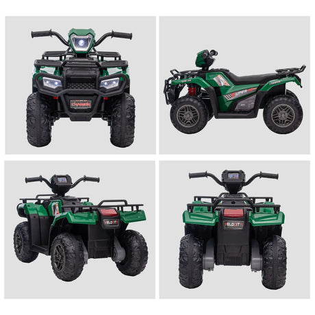 Electric Kids 12V Battery-Operated ATV With AUX USB Ports - Omega Lifestyles
