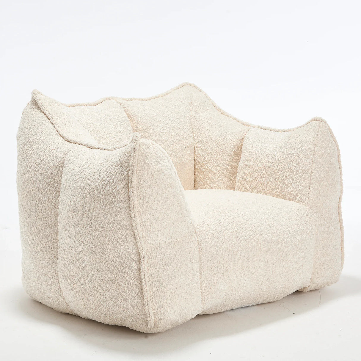 Chenille Bean Bag Chair With Resilient Foam - Omega Lifestyles