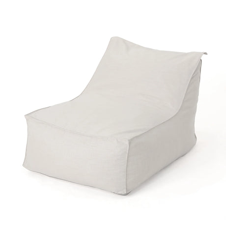 Water Resistant Foam Filled Khaki Bean Bag Chair - Omega Lifestyles