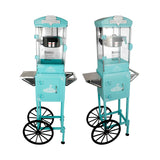 Portable Stainless Steel Cart Popcorn Machine With 10 Oz Kettle - Omega Lifestyles