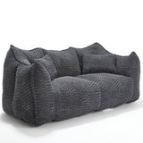 Dual Chenille Bean Bag Chair With High Resilience Foam - Omega Lifestyles