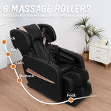 Zero Gravity Full Body Air Pressure PU Leather Massage Chair - Omega Lifestyles