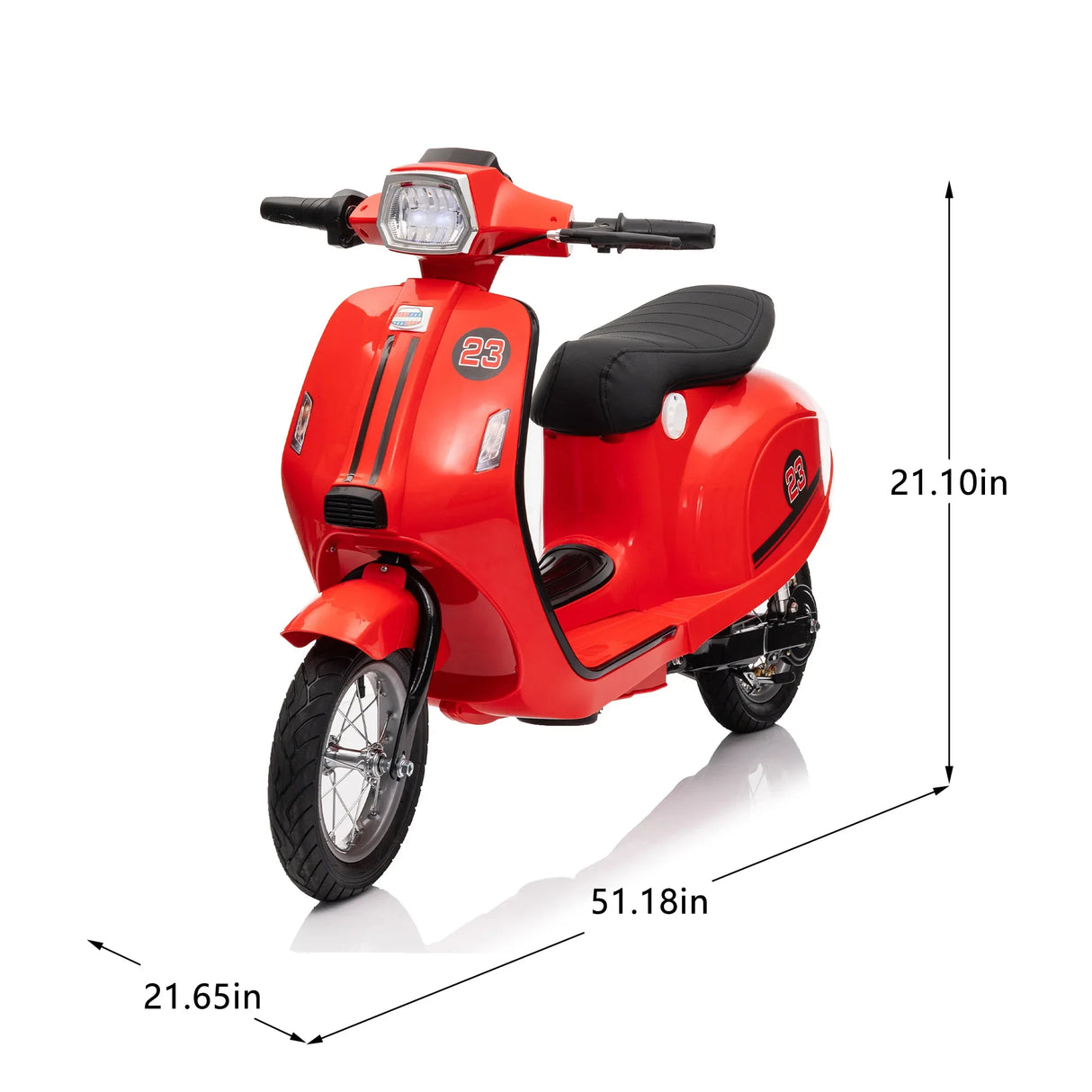 24-Inch 24V 250W Kids Electric Ride-On Motorcycle Bike - Omega Lifestyles