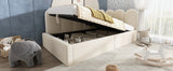 Twin Velvet Upholstered Daybed With Hydraulic Storage - Omega Lifestyles