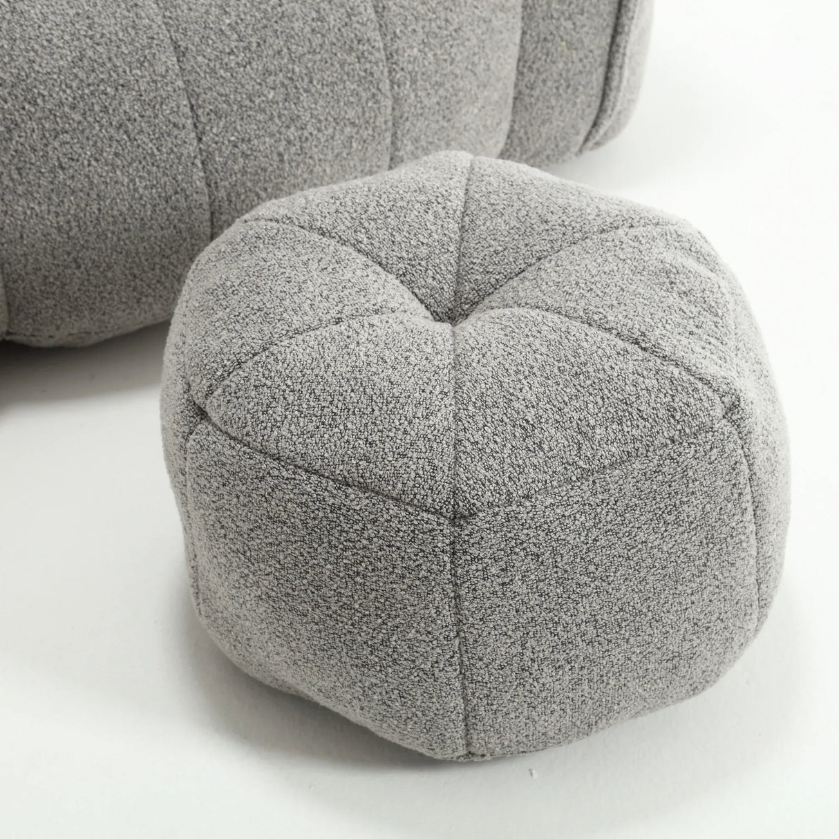 Soft Chenille High Resilient Foam Bean Bag Chair - Omega Lifestyles