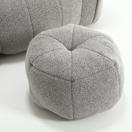 Soft Chenille High Resilient Foam Bean Bag Chair - Omega Lifestyles