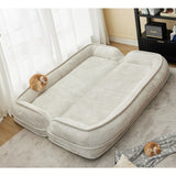 Medium-Soft Adjustable Loveseat Lazy Sofa With Chenille Upholstery - Omega Lifestyles