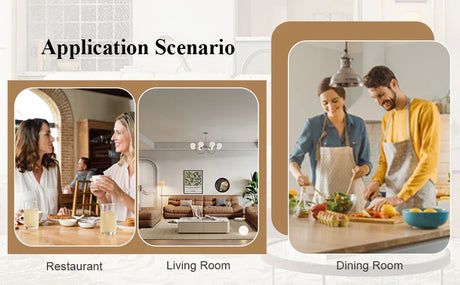 Wood-Textured MDF Dining Table Set With 4 Fabric Chairs - Omega Lifestyles