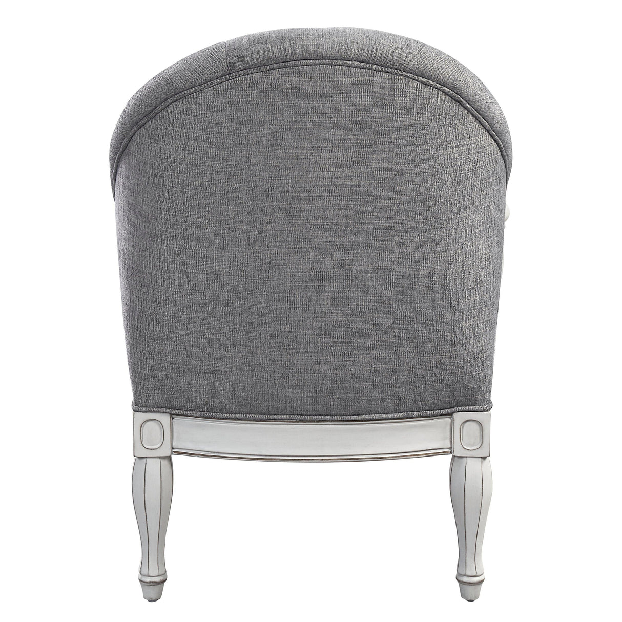Gray Fabric Upholstered Wooden Seating Chair - Omega Lifestyles