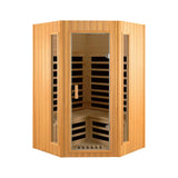 Two Person Hemlock Indoor Pentagonal Far Infrared Sauna Room - Omega Lifestyles