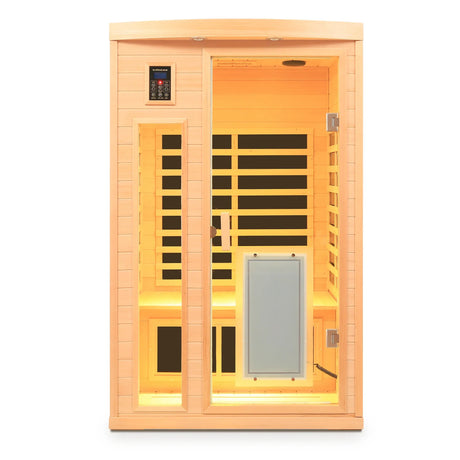 Hemlock Two-Person Low EMF Far Infrared Sauna Room - Omega Lifestyles