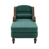 Oversized Chenille Fabric Lounge Chair With Storage - Omega Lifestyles