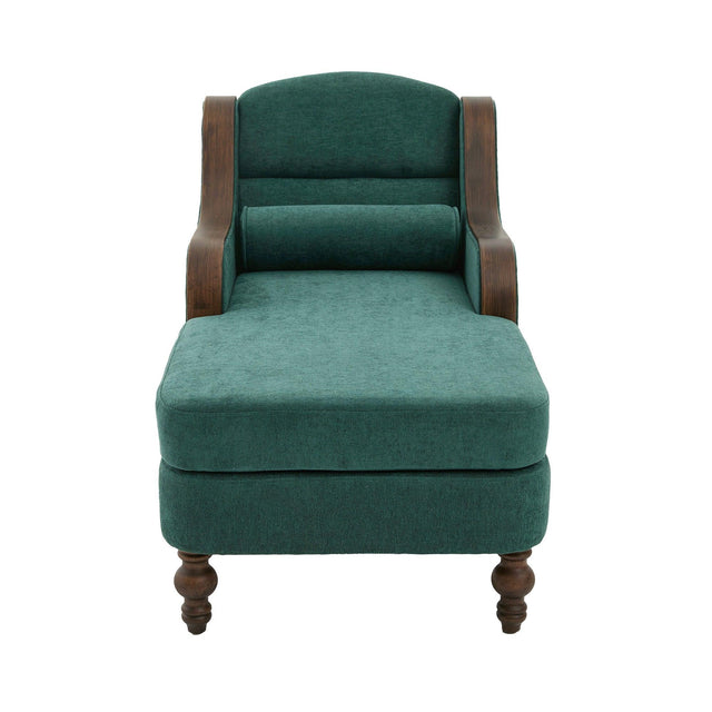 Oversized Chenille Fabric Lounge Chair With Storage - Omega Lifestyles