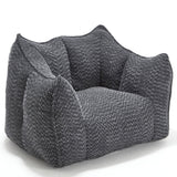 Chenille Foam Bean Bag Chair For Adults - Omega Lifestyles
