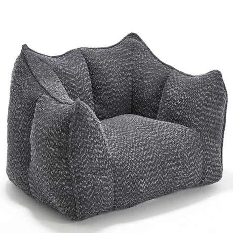 Chenille Foam Bean Bag Chair For Adults - Omega Lifestyles