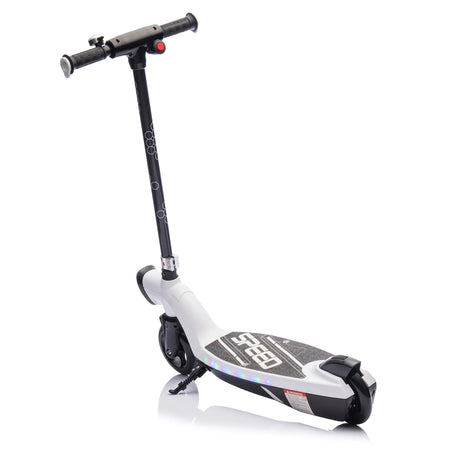 Kids Electric Scooter With Kickstand Bell Rear Brake And LED Lights - Omega Lifestyles