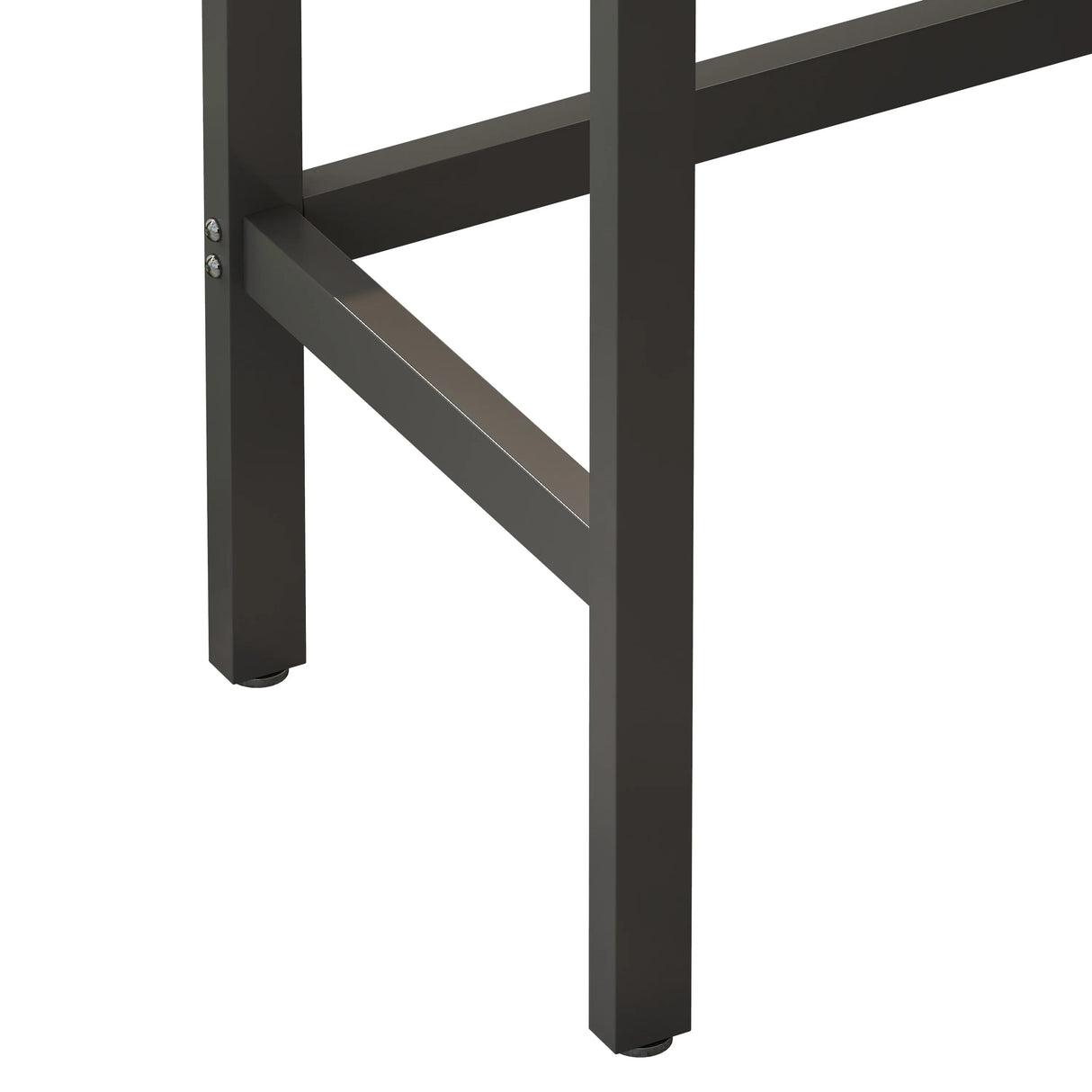 Modern Long Dining Table Set With 3 Stools - Omega Lifestyles