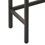 Modern Long Dining Table Set With 3 Stools - Omega Lifestyles