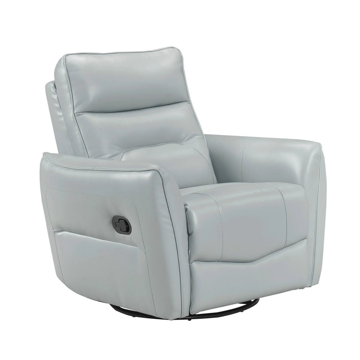 Top Grain Leather Swivel Recliner Chair With Glide - Omega Lifestyles