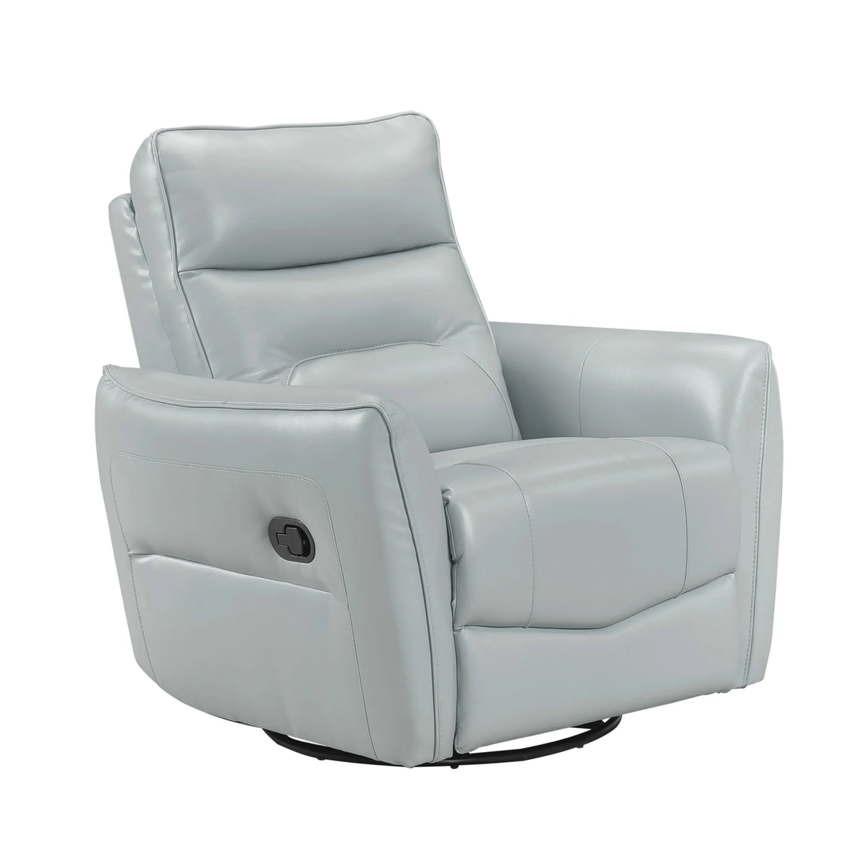 Top Grain Leather Swivel Recliner Chair With Glide - Omega Lifestyles