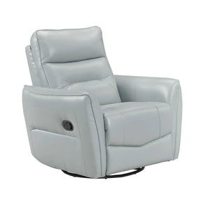 Top Grain Leather Swivel Recliner Chair With Glide - Omega Lifestyles