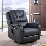 Zero Gravity Bonded Leather Medium-Soft Power Recliner Chair