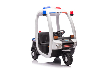 12V Two-Seater Electric Police Ride-On Car Toy - Omega Lifestyles