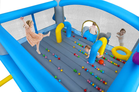 Multicolor Oxford Fabric Inflatable Jump N Slide Bouncer - Omega Lifestyles