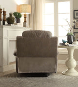 Grey Microfiber Memory Foam Manual Recliner Chair - Omega Lifestyles